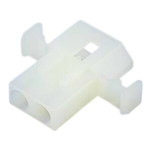 03-09-2021 2.36mm Diameter Pin and Socket Plug Housing 2W With Standard Mounting Ears Natural