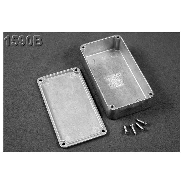 1590B | DIECAST ALUMINIUM ENCLOSURE NATURAL 112x60x31mm