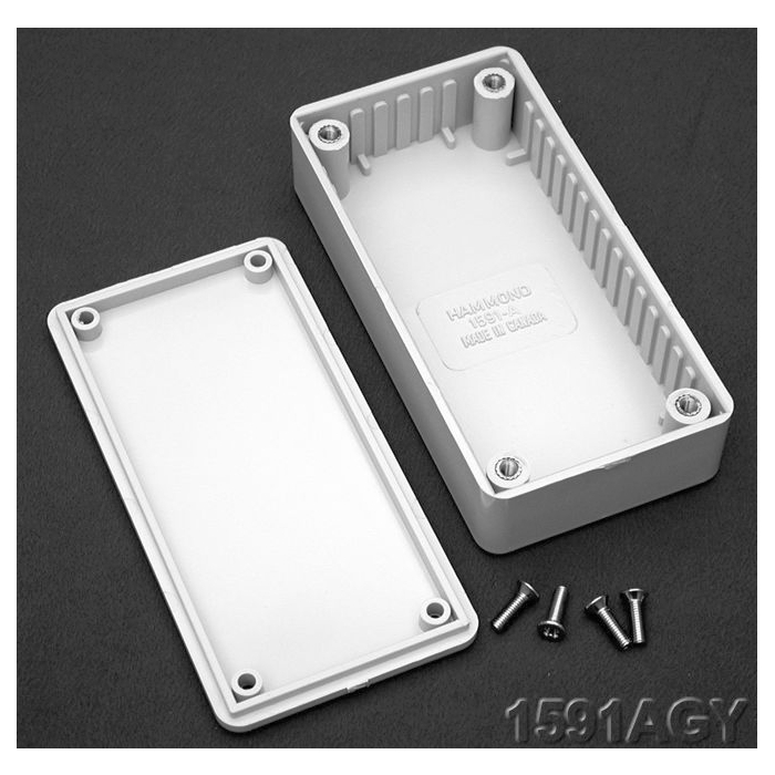 ABS Plastic Enclosure 100x50x21mm Black - Image 2