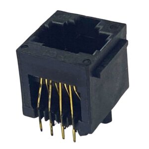 8P8C RJ45 Modular PCB Mount Socket Top Entry