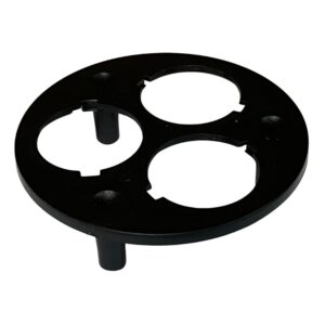 10303 Carclo Triple Lens Holder 50mm Black