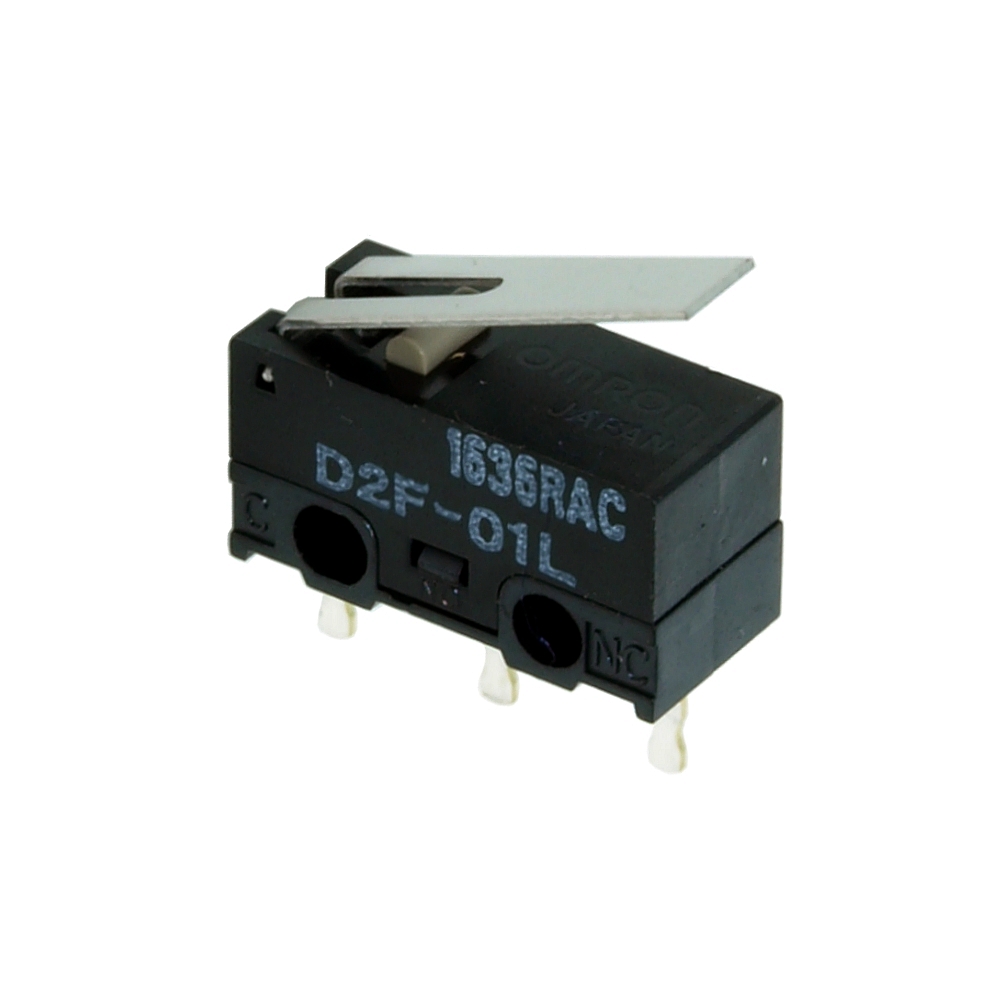 ULTRA SUBMINIATURE MICROSWITCH WITH SHORT HINGE LEVER PCB MOUNT - Image 3
