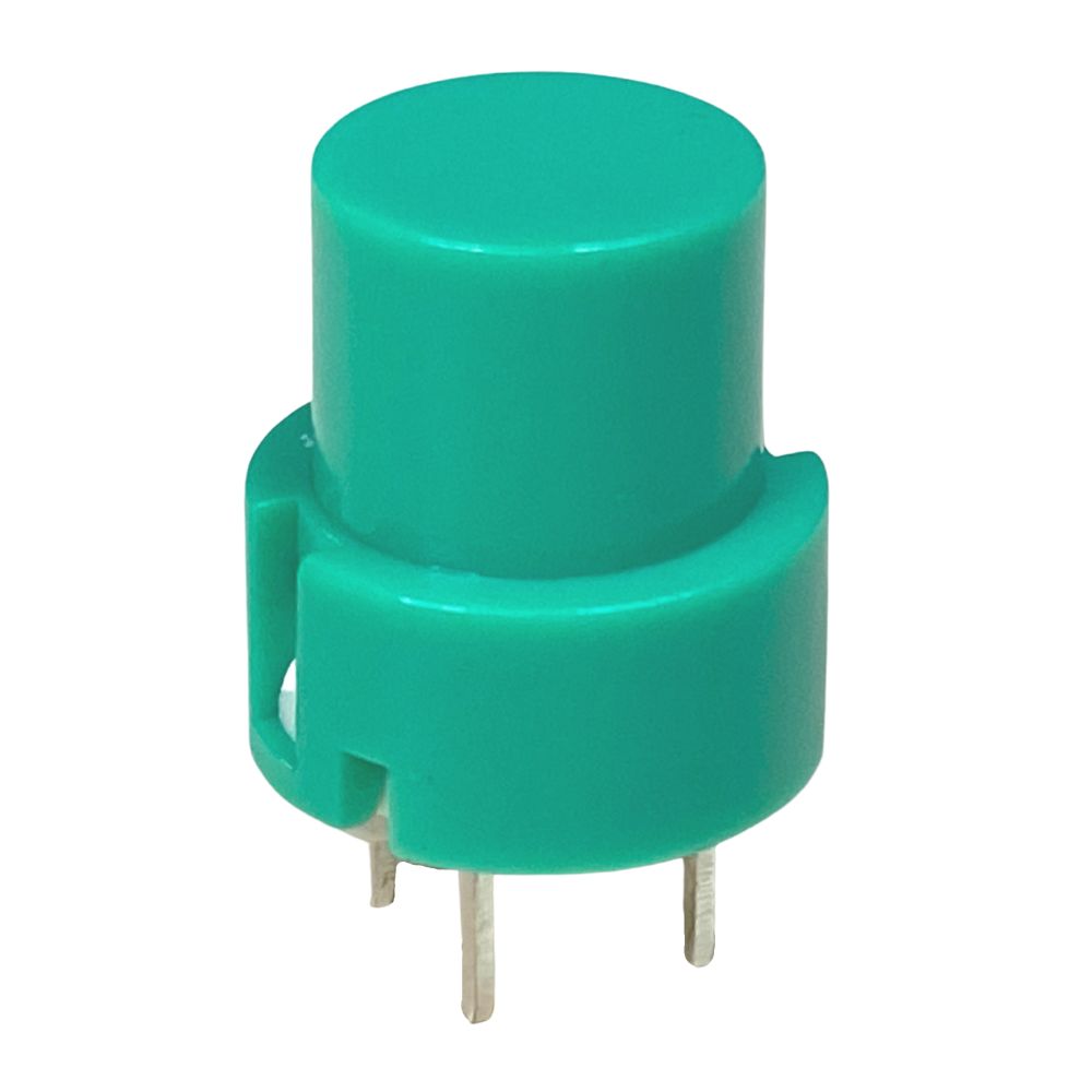 KEY SWITCH MOM SPST GREEN