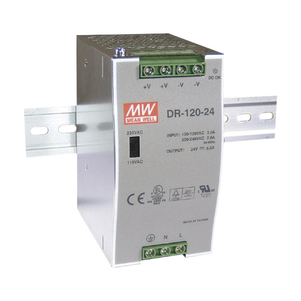 DR-120-48 | MEAN WELL DIN RAIL 120W 48VDC 2.5A