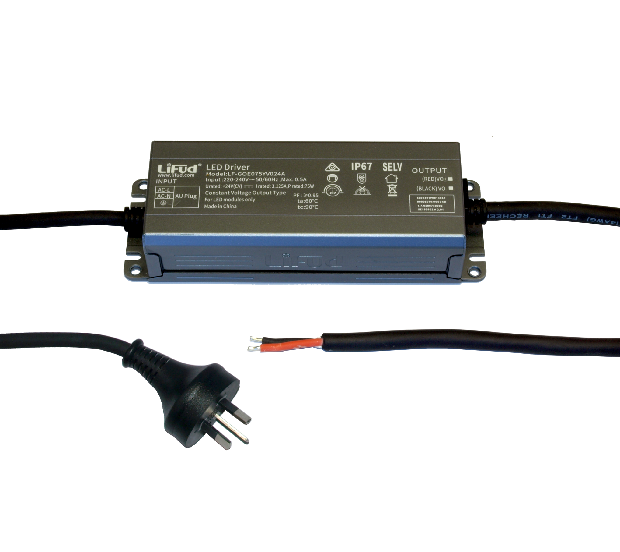 75W 12V DC LED Driver
