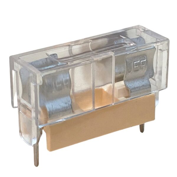 Fuse Holder M205 PCB Mount With Clear Cover