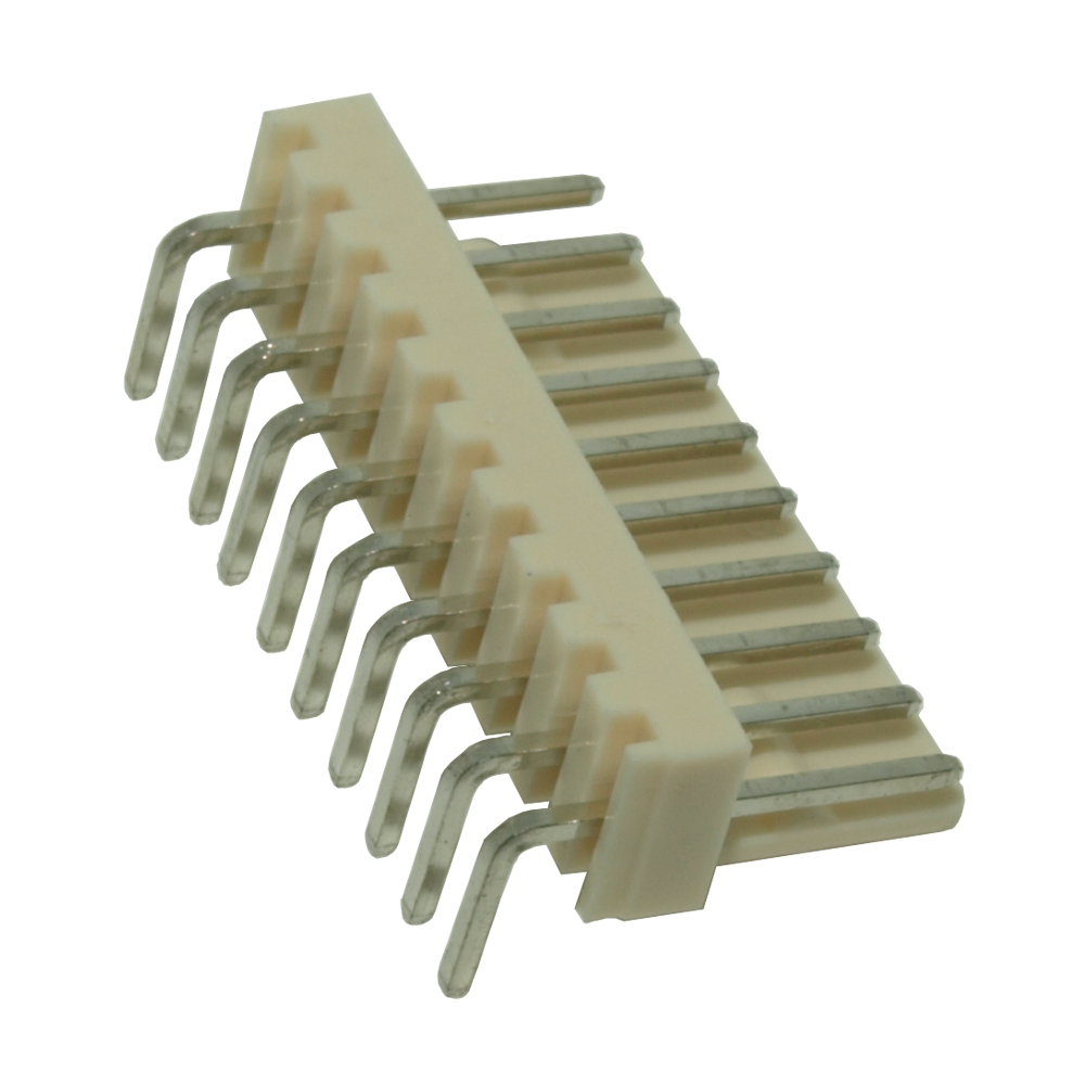 JS-7001-10 | LOCKING HEADER RIGHT ANGLE 2.54MM 10-WAY
