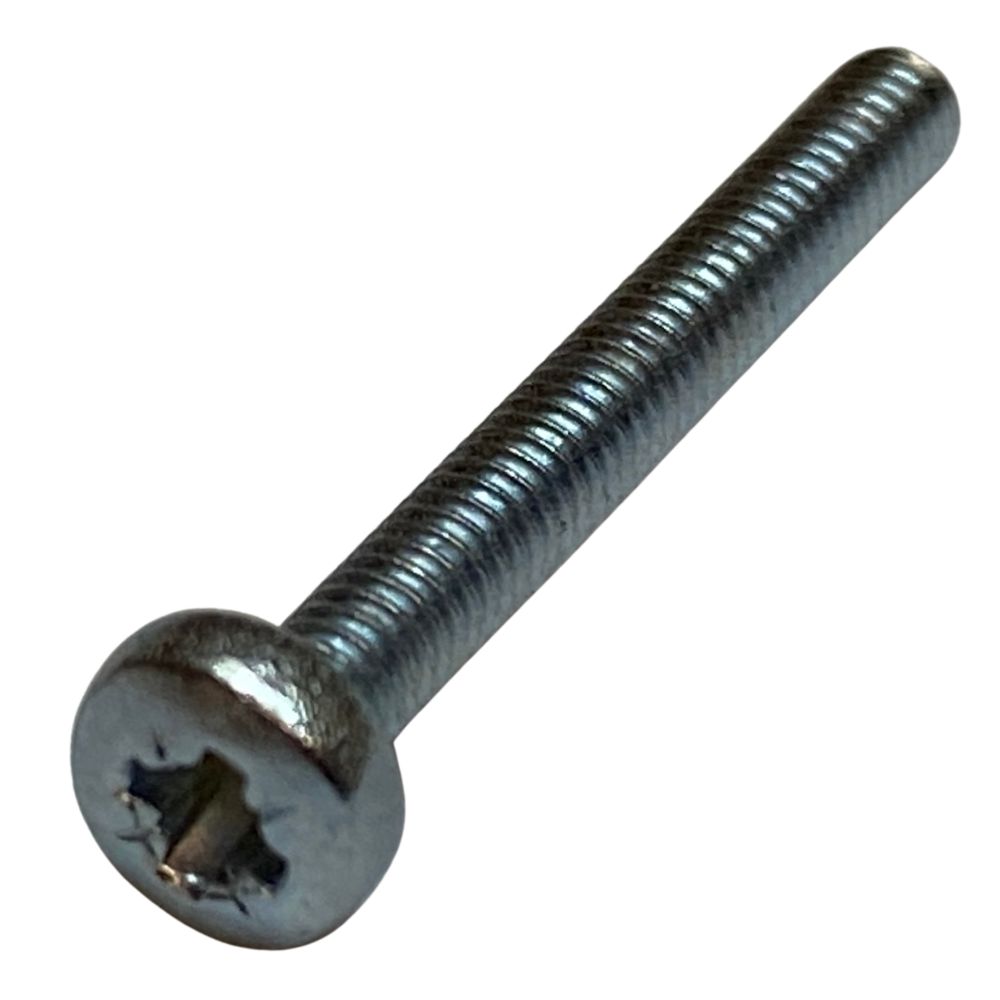 M2.5 x 20mm Steel Screw Pan Head Pozidrive