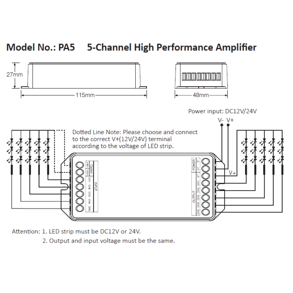 5 Channel LED Amplifier - Image 2