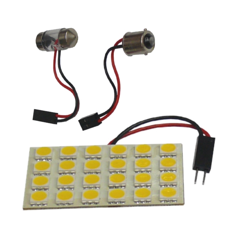 LED LAMP PCB 12VDC 24 LED COOL WHITE