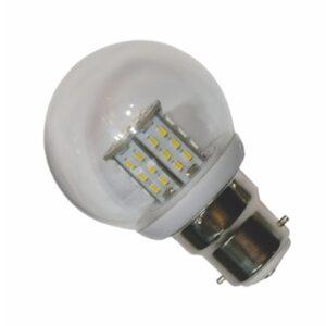 Fancy Round B22 3W 10-30V AC/DC Clear Lens Cool White