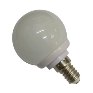 Fancy Round E14 3W 10-30V AC/DC Opaque Lens Warm White