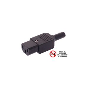 P8310A | 3 PIN IEC C13 INLINE FEMALE PLUG