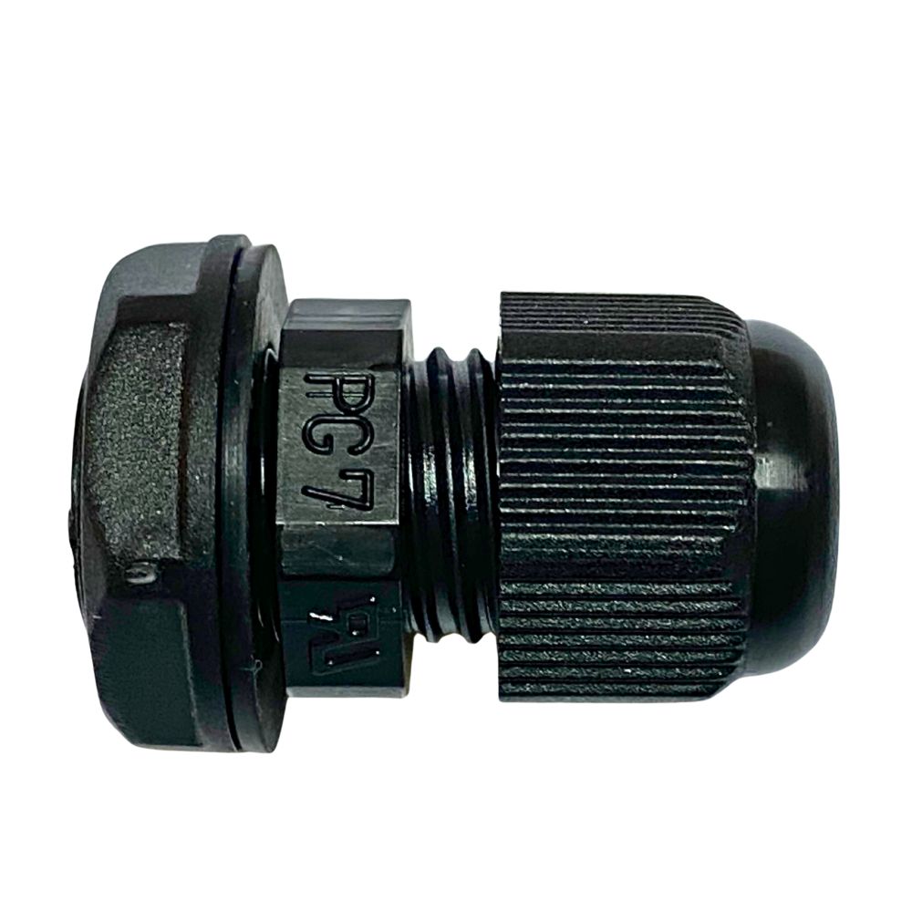 PG7 Cable Gland 3 - 4.3mm IP68 Black