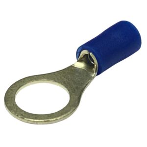 RV2-8 | INSULATED RING TERMINAL 8.4MM BLUE