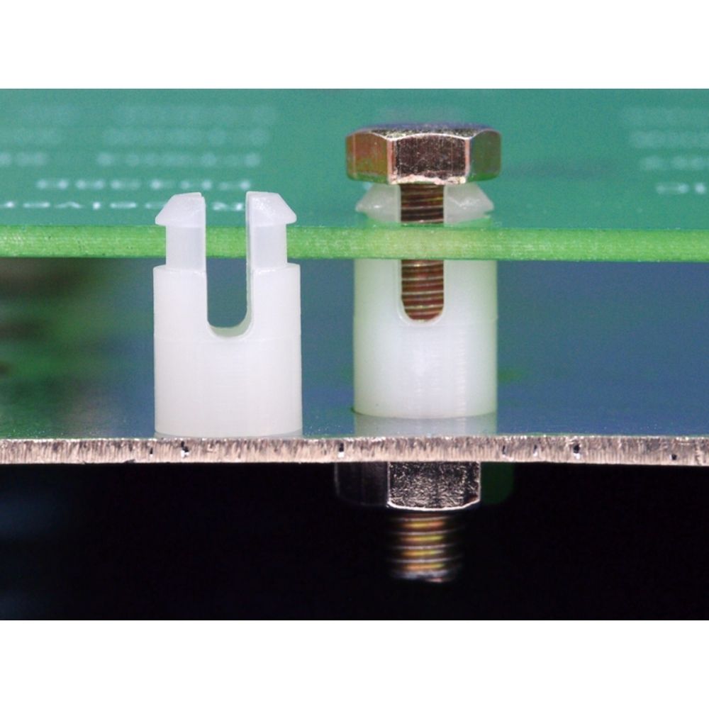 SS4-9 Nylon Spacer 9.5mm Suits M4 Screw - Image 2