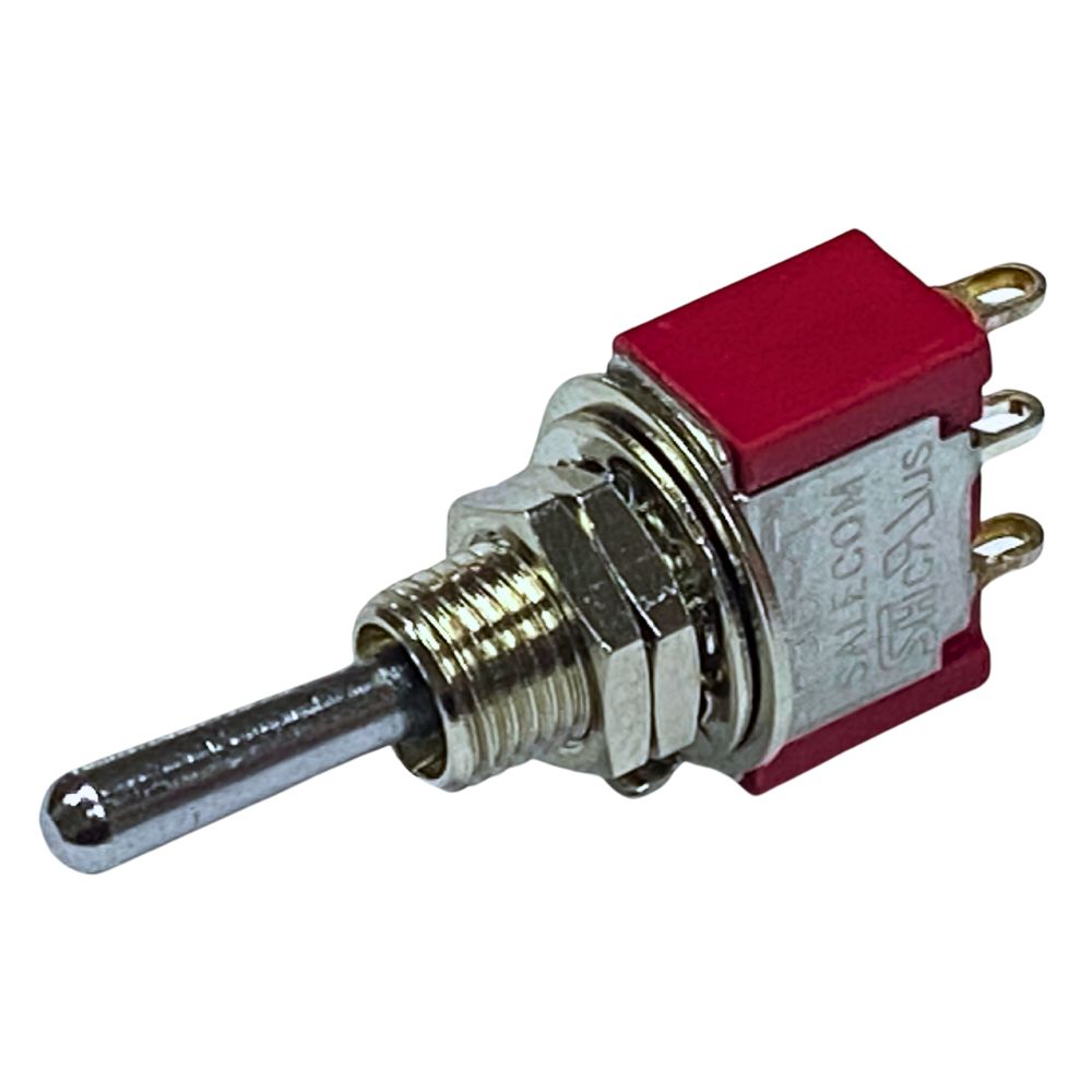 TOGGLE SWITCH SPDT ON-OFF-ON SOLDER TERMINALS
