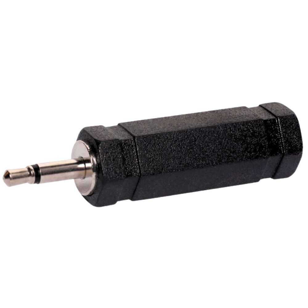 AUDIO ADAPTOR 3.5MM MONO PLUG TO 6.35MM MONO SOCKET