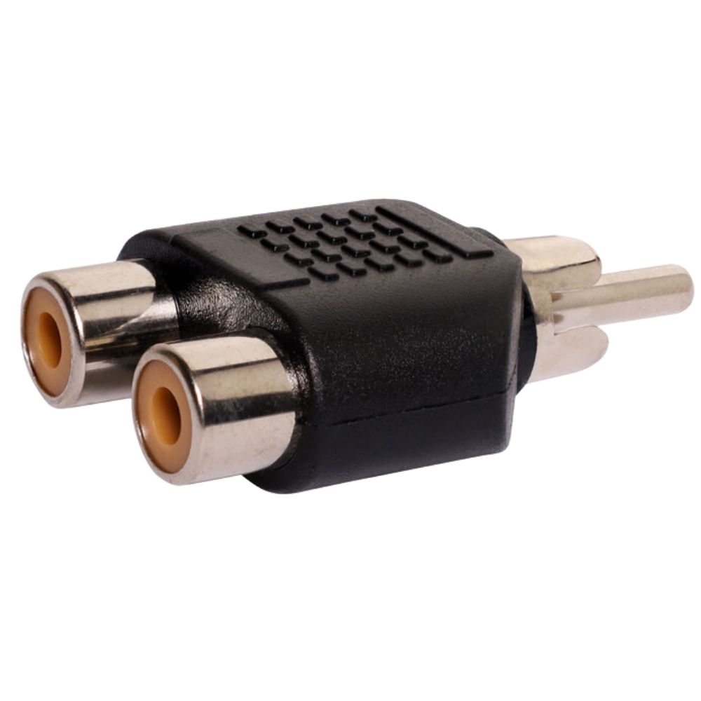 AUDIO ADAPTOR 2 x RCA FEMALE TO RCA MALE - Image 2