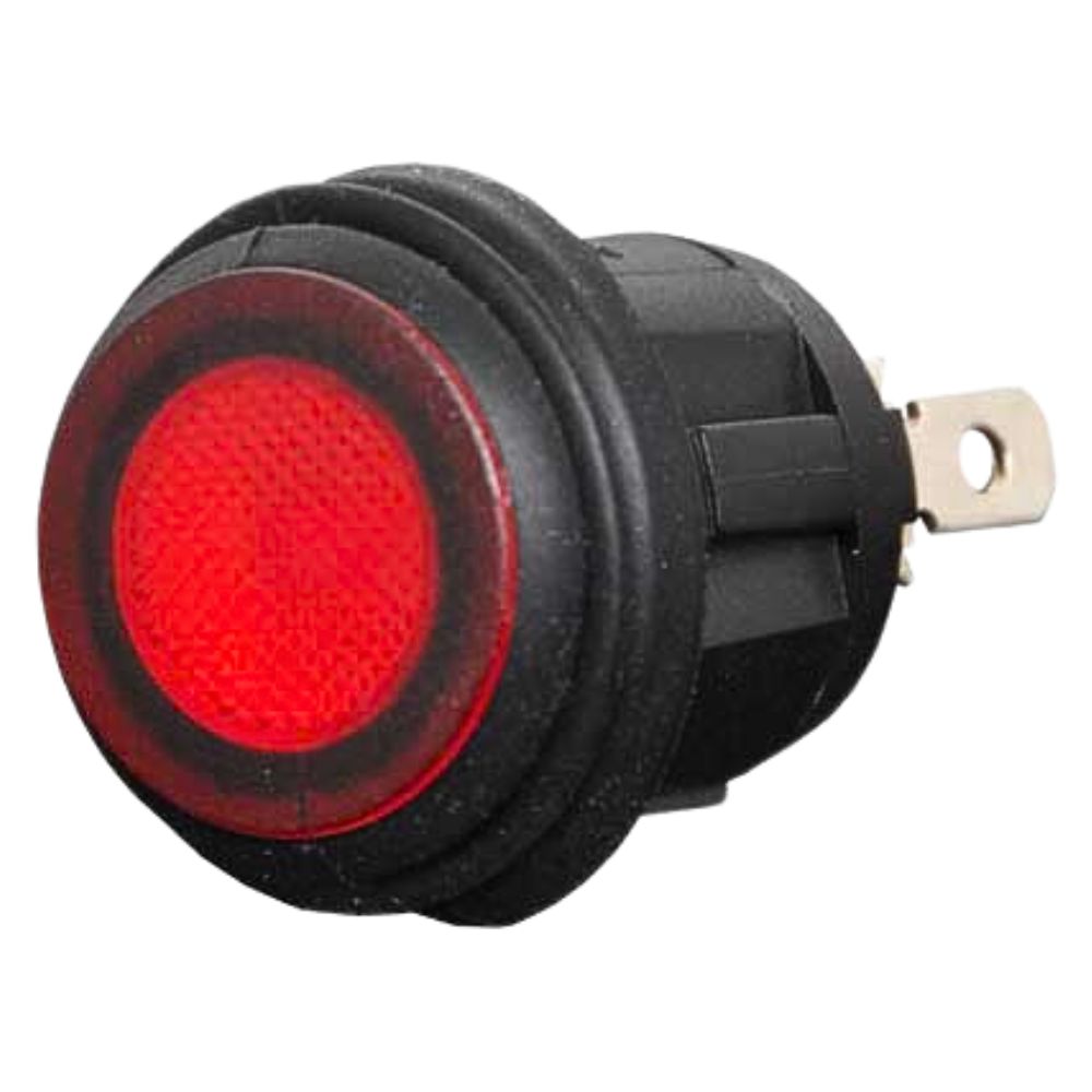 ROCKER SWITCH SPST ROUND IP65 ILLUMINATED