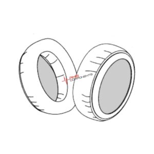 TPBPB556 | GENUINE PANASONIC HEADPHONE EARPAD PAIR BLACK