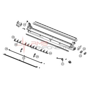 ACXE20C00930 Genuine Panasonic Discharge Grille Assembly