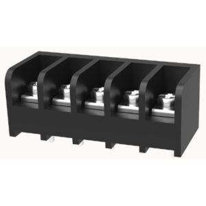 5 Way 6.35mm PCB Mount Barrier Terminal 10A 300V
