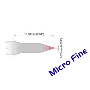 M7C002 Thermaltronics Solder Tip Conical Fine 0.2mm