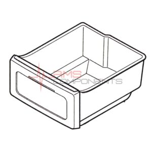 FYOK-A386CBKZ Genuine SHARP Refrigerator Fresh Case Lower Drawer RHS