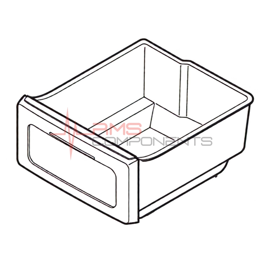 FYOK-A386CBKZ Genuine SHARP Refrigerator Fresh Case Lower Drawer RHS