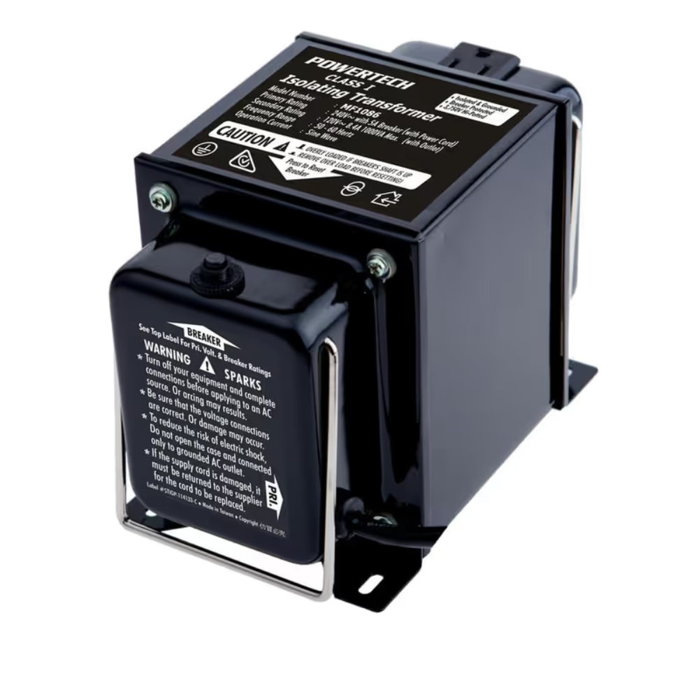 Stepdown Transformer 1000W 240V to 120V 8.6A