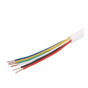 Security Cable 6 Core 14x0.20mm White Sleeve