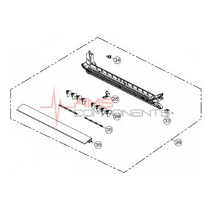CWE20C3236 Genuine Panasonic Discharge Grille Assembly