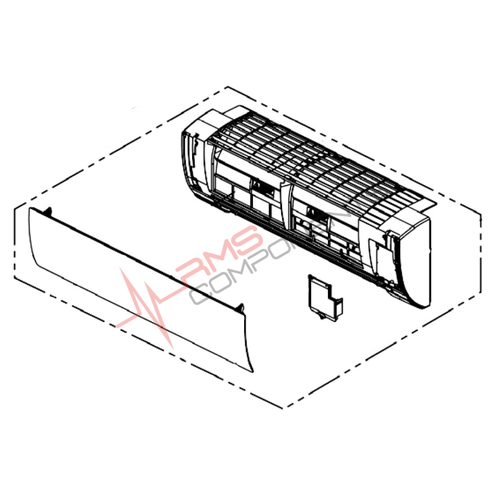 CWE11C5445 Genuine Panasonic Indoor Front Grille Assembly